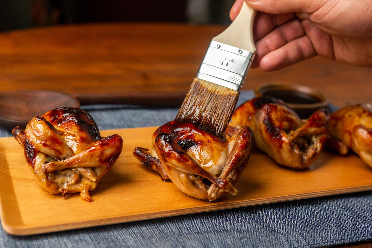 Roasted Quail with Nong's Glaze – Nongs