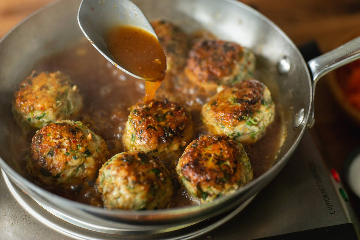 Chicken & Rice Meatballs – Nongs