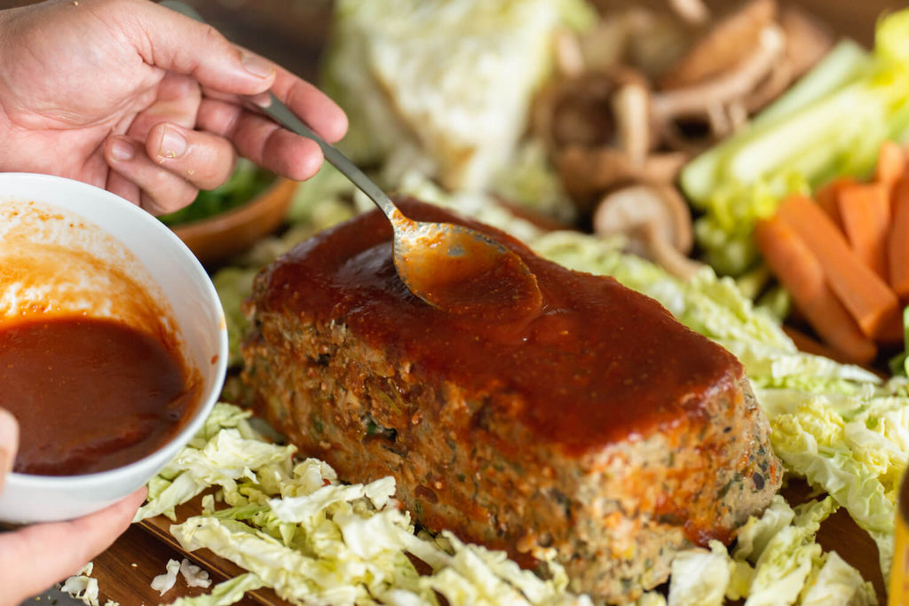 Turkey Meatloaf with Nong's Sauce Glaze